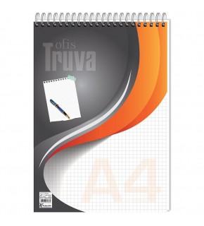 Keskin Color Bloknot Truva A4 40 Yaprak Kareli (1 Adet)