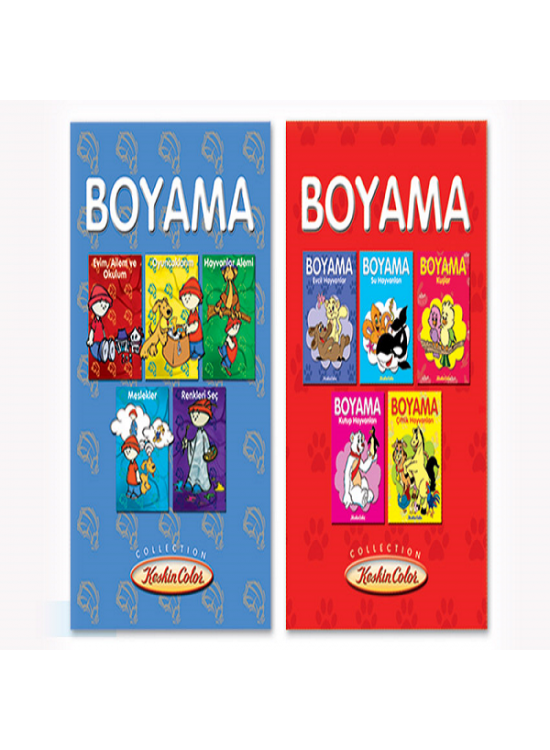 Keskin Color Boyama Kitabı Ciltli Karışık 20x28