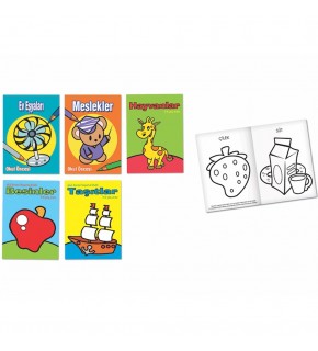 Keskin Color Boyama Kitabı Okul Öncesi Karışık 20x28 241000-99