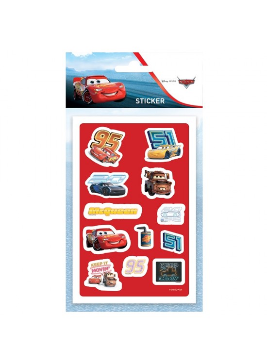 Keskin Color Cars Puffy Sticker Orta Boy