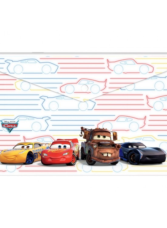 Keskin Color Çıtçıtlı Dosya Plastik Cars A4 120770-33 (1 Adet)