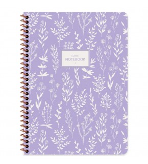 Keskin Color Defter Karton Kapak Spiralli Pas Flora 16,5x22,5 80 YP Kar.