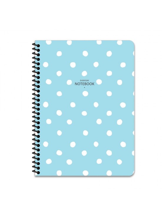 Keskin Color Defter Plastik Kapak Spiralli 16,5x22,5 80 YP Kar.