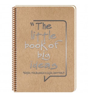 Keskin Color Defter Spiralli S.Kapak Funky 16,5x22,5 80 YP Kareli