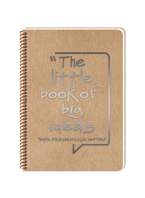 Keskin Color Defter Spiralli S.Kapak Funky 16,5x22,5 80 YP Kareli