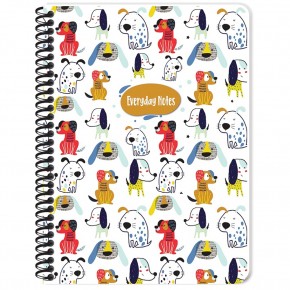 Keskin Color Defter Karton Kapak Spiralli 384341-99 16,x22,5 80 YP Çiz.