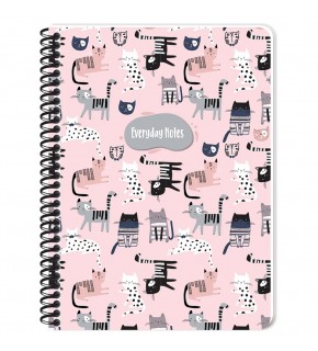 Keskin Color Defter Karton KapakSpiralli 16,x22,5 80 YP Kar. 384342-99