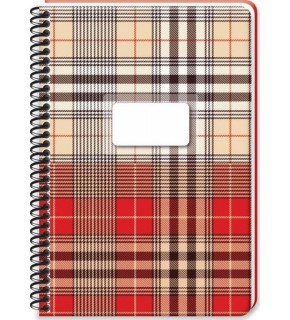 Keskin Color Defter 17x24 100 YP Çiz. Spr Sert Kp.Ekose