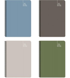 Keskin Color Defter Spiralli Sert Kapak The Notebook 17x24 96 YP Düz