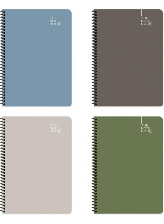 Keskin Color Defter Spiralli Sert Kapak The Notebook 17x24 96 YP Düz