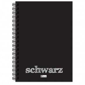 Keskin Color Defter Plastik Kapak Spiralli Schwarz A6 40 YP 350560-99