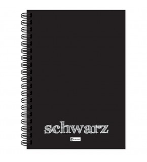 Keskin Color Defter Plastik Kapak Spiralli Schwarz A6 40 YP 350560-99