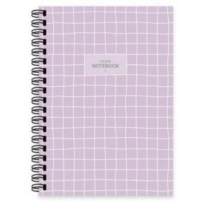 Keskin Color Defter A6 80 YP Çiz Kar.Kap.Spr.Lila (1 Adet)