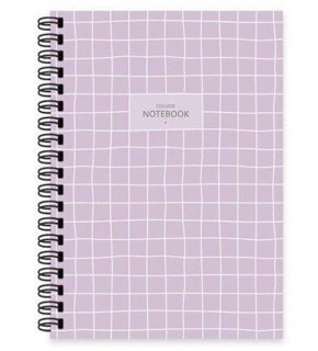 Keskin Color Defter A6 80 YP Çiz Kar.Kap.Spr.Lila (1 Adet)