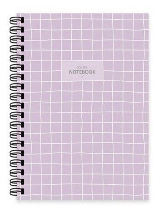 Keskin Color Defter A6 80 YP Çiz Kar.Kap.Spr.Lila (1 Adet)