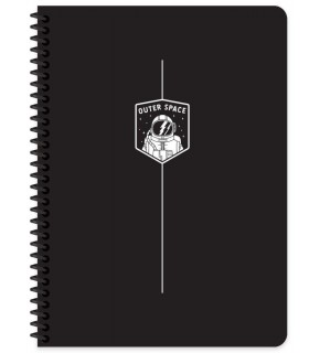 Keskin Color Defter A6 80 YP Çiz Kar.Kap.Spr. Siyah (1 Adet)