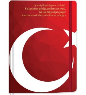 Keskin Color Defter Ciltli Lastikli Bayrak 17x24 96 YP Çizgili 415611-99