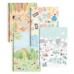 Keskin Color Defter Kar.Karton Kp.Spr.Mevsimler 16,5x22,5 80 Yp