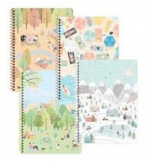 Keskin Color Defter Kar.Karton Kp.Spr.Mevsimler 16,5x22,5 80 Yp