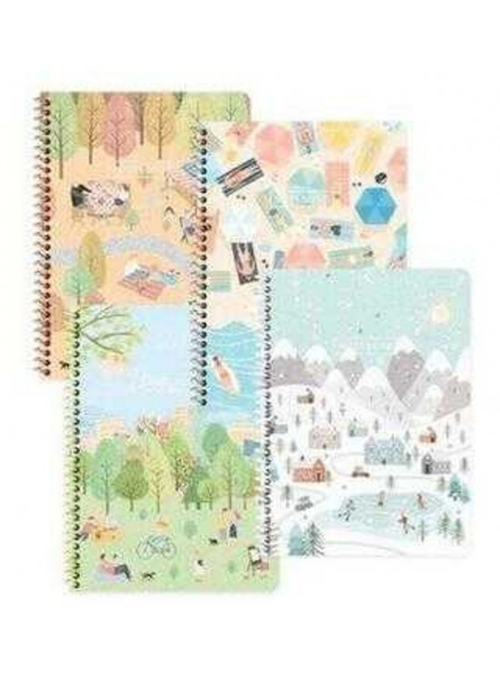 Keskin Color Defter Kar.Karton Kp.Spr.Mevsimler 16,5x22,5 80 Yp Keskin Color Defter Kar.Karton Kp.Spr.Mevsimler 16,5x22,5 80 Yp