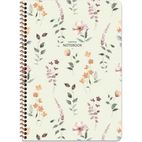 Keskin Color Defter Karton Kapak Spiralli Çizgi 16,5x22,5 80 YP Çiz.