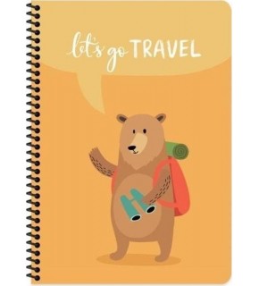 Keskin Color Defter Karton Kapak Spiralli Gezginler 16,5x22,5 80 YP Çiz