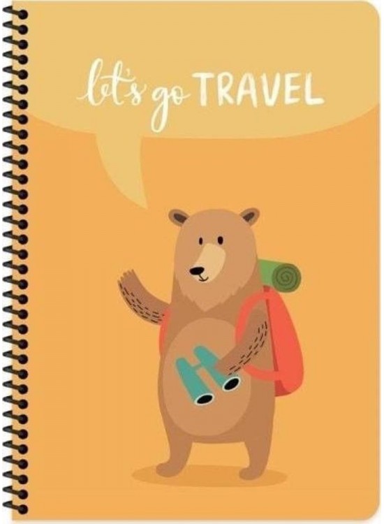 Keskin Color Defter Karton Kapak Spiralli Gezginler 16,5x22,5 80 YP Çiz