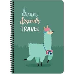 Keskin Color Defter Karton Kapak Spiralli Gezginler 16,5x22,5 80 YP Çiz