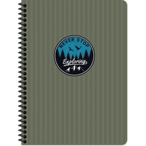Keskin Color Defter Karton Kapak Spiralli Outdoor 16,5x22,5 80 YP Düz
