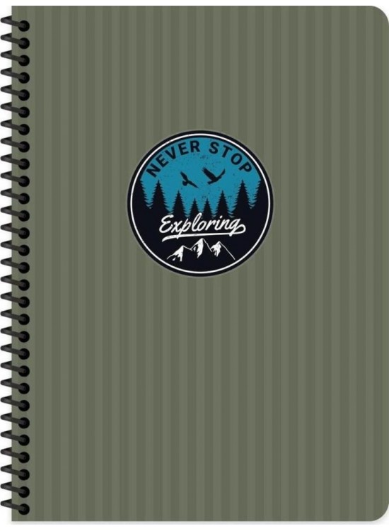 Keskin Color Defter Karton Kapak Spiralli Outdoor 16,5x22,5 80 YP Düz