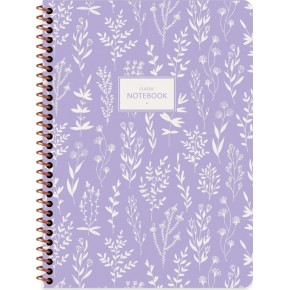 Keskin Color Defter Karton Kapak Spiralli Pst Flora 16,5x22,5 80 YP Düz