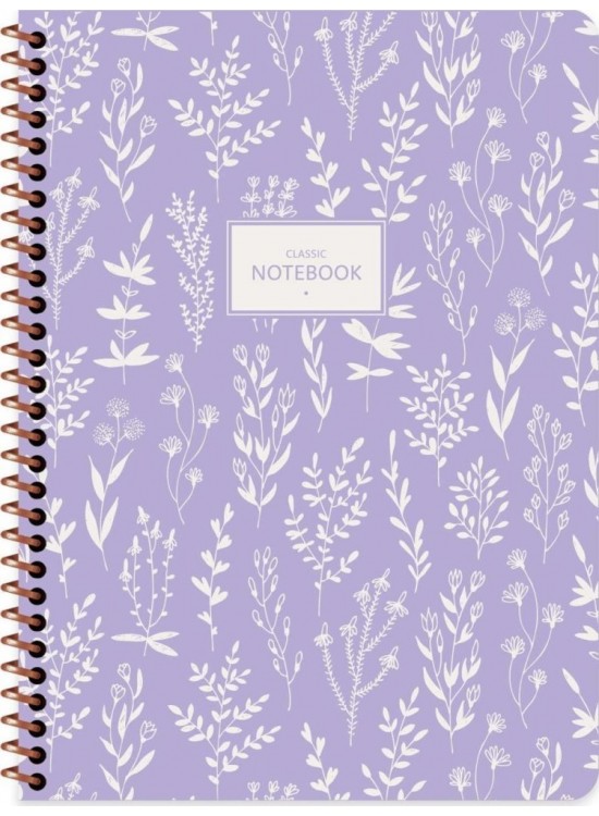 Keskin Color Defter Karton Kapak Spiralli Pst Flora 16,5x22,5 80 YP Düz
