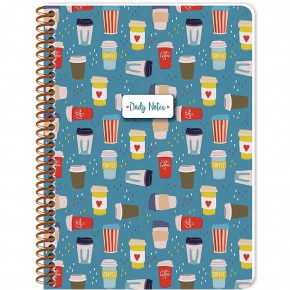 Keskin Color Defter Karton Kapak Spiralli Coffee 16,x22,5 80 YP Çiz.