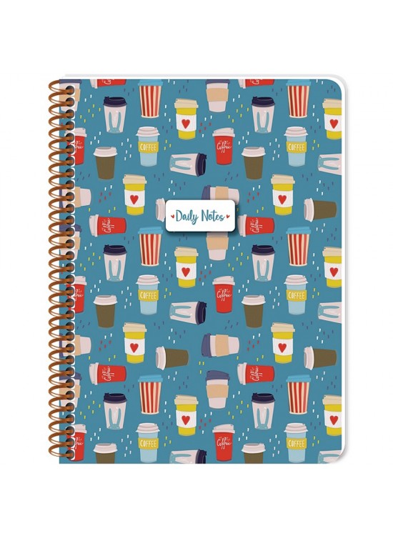 Keskin Color Defter Karton Kapak Spiralli Coffee 16,x22,5 80 YP Çiz. Keskin Color Defter Karton Kapak Spiralli Coffee 16,x22,5 80 YP Çiz.