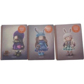 Keskin Color Defter Karton Kapak Spiralli Tilda 16,5x22,5 80 YP Kareli 387642-99