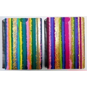 Keskin Color Defter Plastik Kapak Spiralli Glitter 16,5x22,5 80 Yp.Kareli (1 Adet)
