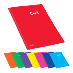 Keskin Color Defter Plastik Tel Dik.Cool A4 40 YP Kare (1 Adet)