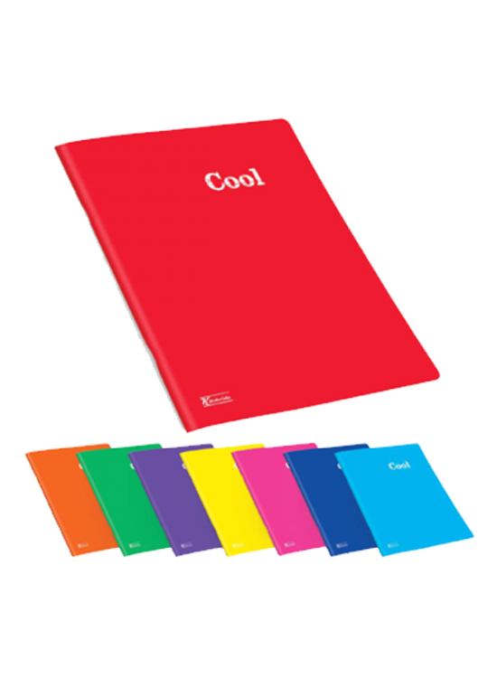Keskin Color Defter Plastik Tel Dik.Cool A4 40 YP Kare (1 Adet)
