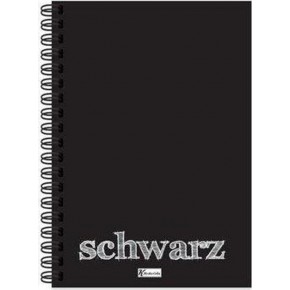 Keskin Color Defter Plastik Kapak Spiralli Schwarz 14x20 40 YP Düz 350510-99