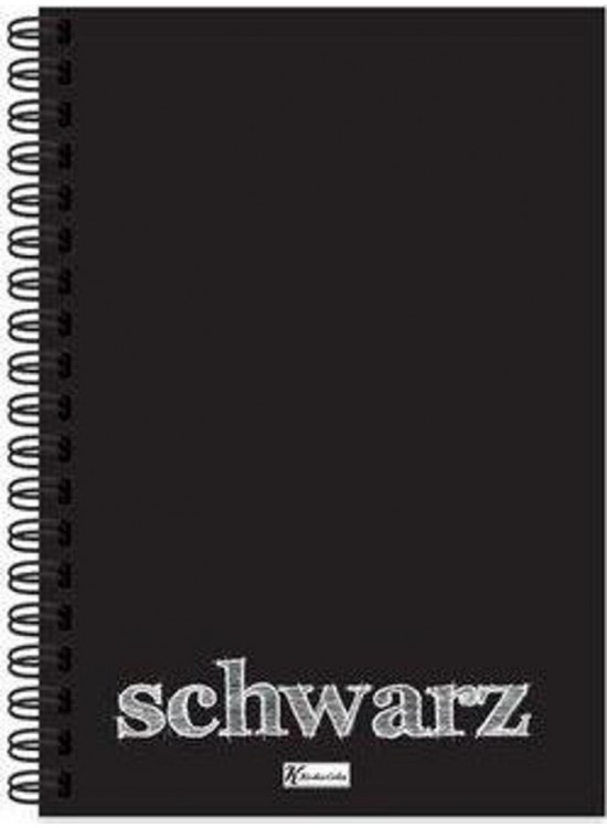Keskin Color Defter Plastik Kapak Spiralli Schwarz 14x20 40 YP Düz 350510-99