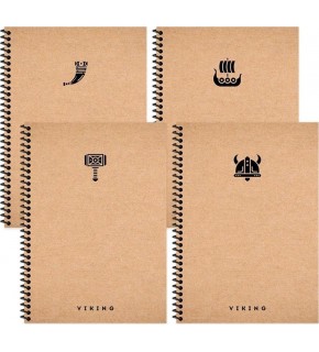 Keskin Color Defter Spiralli Sert Kapak la Plume Vik 12x17 80 Yaprak Çizgili 417957-99 (1 Adet)