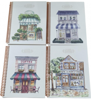 Keskin Color Defter Spiralli Karton Kapak 16,5x22,5 80 Yp.Kareli La Plume Shop