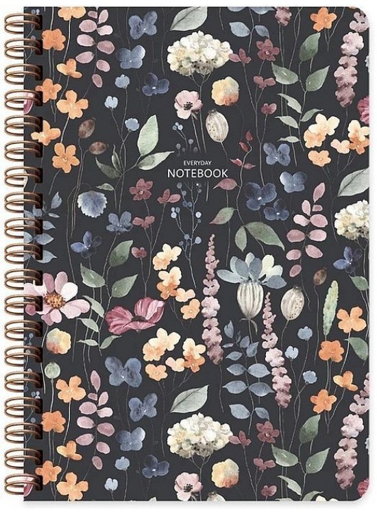 Keskin Color Defter Spiralli Sert Kapak Çiçek A5 96 Yp.çiz. 418943-99