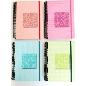 Keskin Color Defter Spiralli Sert Kapak Frames 17x24 100 YP Çizgili