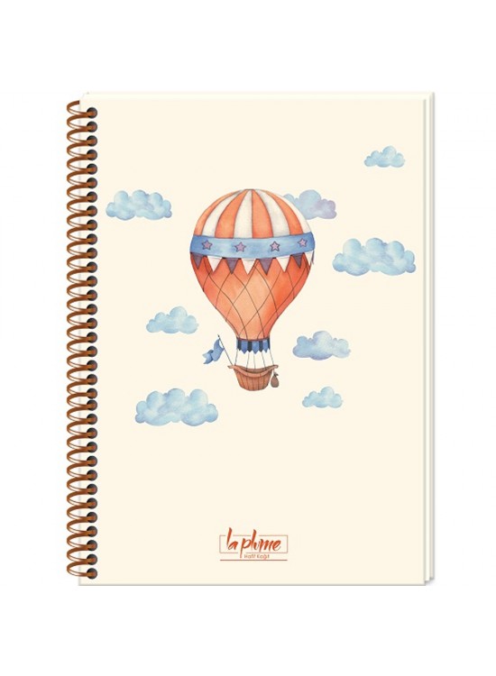 Keskin Color Defter Spiralli Sert Kapak la Plume 17x24 80 YP Çiz. 417991-99