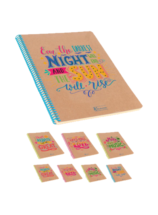 Keskin Color Doodles Ciltli Defter A4 100 YP Kare 415632-99 (1 Adet)