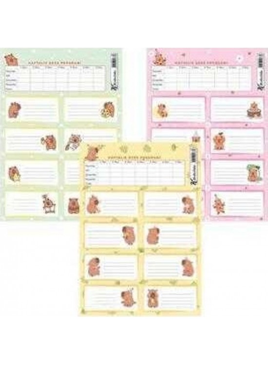 Keskin Color Etiket Capy Ders Programlı 3 Lü 220130-98