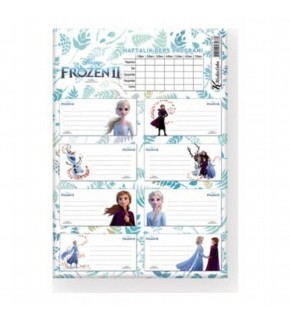 Keskin Color Okul Etiketi Ders Programlı Frozen Iı 3 LÜ 220130-92
