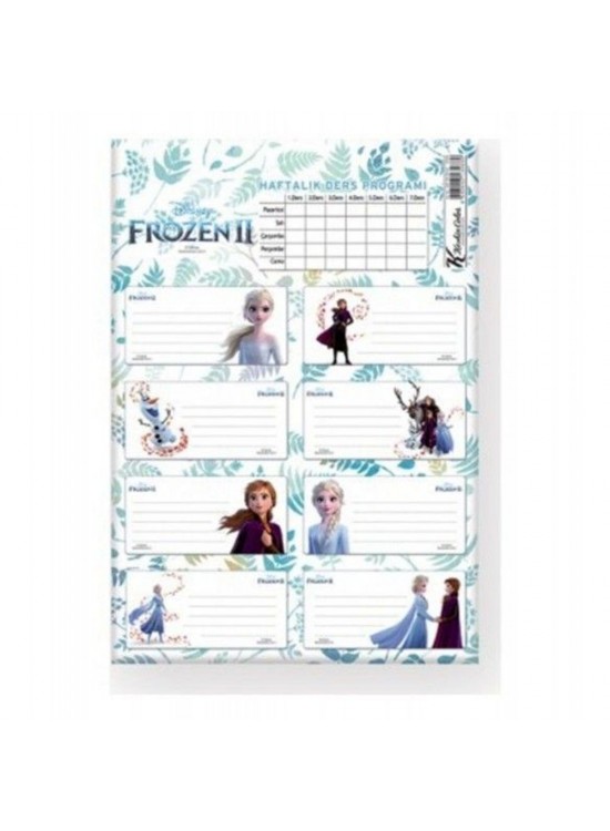Keskin Color Okul Etiketi Ders Programlı Frozen Iı 3 LÜ 220130-92