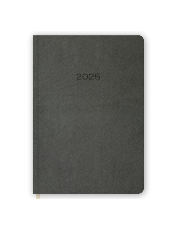 Keskin Color Günlük Termo Deri Ajanda Gri 14x20 2025 Keskin Color Günlük Termo Deri Ajanda Gri 14x20 2025